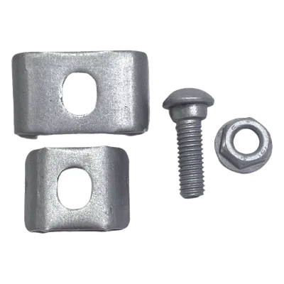 Kit de Unión para Charolas / Exterior y Zonas Húmedas / 4 Piezas / Clemas Bimetálicas / Llave 10 mm