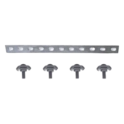 Kit de Unión para Charolas / 13 Piezas / Acabado Galvanizado por Inmersión en Caliente / Bimetálico / Uso Exterior y Zonas Húmedas / Instalación con Llave de 10 mm