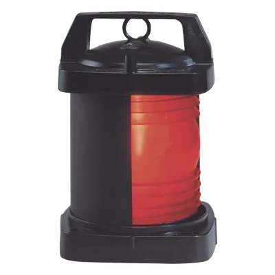 Luz de navegación / Lente rojo / Arco 112.5° / 3 millas visibilidad / 24-220V / 65.6 pies embarcaciones
