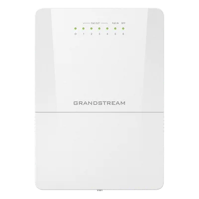 Switch PoE Administrable para Exteriores / 6 Puertos / 5 GE + 1 SFP / IP66 / PoE Integrado / Gestión Remota