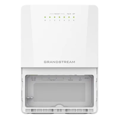 Switch PoE Administrable para Exteriores / 6 Puertos / 5 GE + 1 SFP / IP66 / PoE Integrado / Gestión Remota