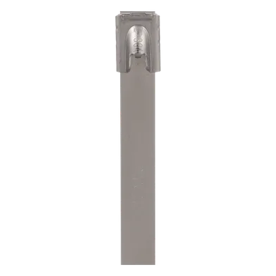 Brida de Acero Inoxidable / 362mm (14.2 ft) largo / 7.9mm ancho / Rango 12.7-102mm / Paquete 50pz