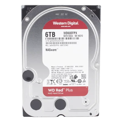Disco Duro NAS / 6 TB / 5400 RPM / SATA III 6 Gb/s / Caché 128 MB / Uso 24-7 / Hasta 16 Bahías