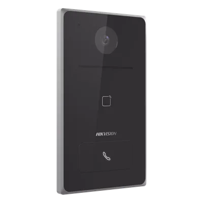 Frente de Calle IP / 2 Megapixel / 129°H / IR 2.5 m (8.2 ft) / PoE 802.3af / IP65 / Lector Mifare / Audio Bidireccional