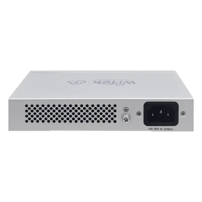 Switch PoE / 4 Puertos 10/100 Mbps PoE af/at / 2 Puertos Uplink 10/100 Mbps / Presupuesto 60 W / Alcance PoE 250 m (820.2 ft) / ONVIF
