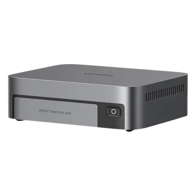 NAS Compacto / 4 Bahías M.2 NVMe / Intel Core i5 12th Gen / DDR5 8 GB / Thunderbolt 4 / HDMI 8K / Wi-Fi