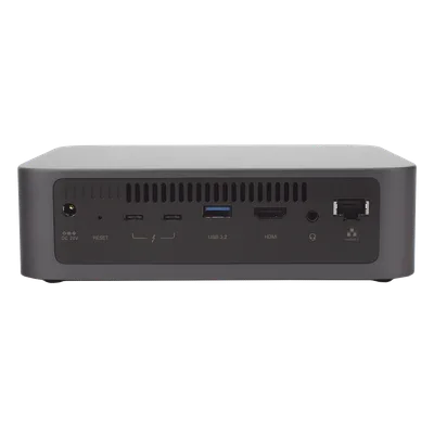 NAS Compacto / 4 Bahías M.2 NVMe / Intel Core i5 12th Gen / DDR5 8 GB / Thunderbolt 4 / HDMI 8K / Wi-Fi