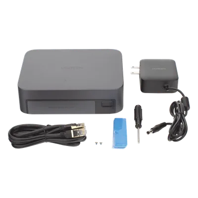 NAS Compacto / 4 Bahías M.2 NVMe / Intel Core i5 12th Gen / DDR5 8 GB / Thunderbolt 4 / HDMI 8K / Wi-Fi