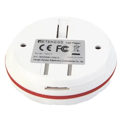 Botón de Llamada Inalámbrico / 433 MHz / Alcance 100 m (328.1 ft) / IP65 / -20°C a 55°C / Batería 12V 23A