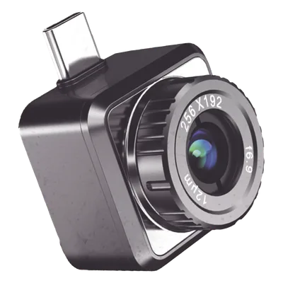 Cámara Termográfica para Smartphone / 256 × 192 / SuperIR / Enfoque Manual / -20°C a 400°C / ±2°C / USB-C y Lightning / IP40