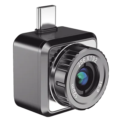Cámara Termográfica para Smartphone / 256 × 192 / SuperIR / Enfoque Manual / -20°C a 400°C / ±2°C / USB-C y Lightning / IP40