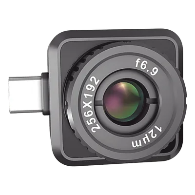 Cámara Termográfica para Smartphone / 256 × 192 / SuperIR / Enfoque Manual / -20°C a 400°C / ±2°C / USB-C y Lightning / IP40