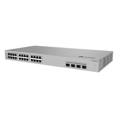 Switch de Acceso Gigabit Administrable PoE Capa 2 / 24 puertos 10/100/1000 Mbps PoE / 4 puertos 2.5GE SFP Uplink / PoE Perpetuo 400 W / Administración Cloud Gratuita