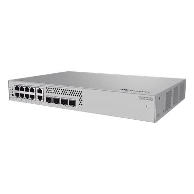 Switch Administrable Capa 2 / 6 Puertos PoE+ Gigabit + 2 Puertos PoE+ Multi-Gigabit 2.5G + 2 Puertos Gigabit + 2 SFP + 2 SFP+ / PoE Perpetuo / 128 W / 76 Gbps / 57 Mpps / 3.44 kg / 1.72 x 18.31 x 13.9