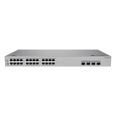 Switch Administrable Capa 2 / 24 Puertos PoE+ Gigabit / 2 SFP 2.5 Gbps + 2 SFP+ 10 Gbps / PoE Perpetuo 400 W / 98 Gbps / 73 Mpps / 3.71 kg / 442 x 220 x 43.6 mm (17.4 x 8.7 x 1.7 in)