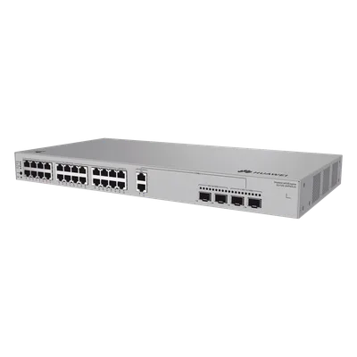 Switch PoE Administrable Capa 3 / 24 Puertos Gigabit (22 PoE) / 2 Puertos 2.5GE PoE / 2 Puertos SFP+ 10GE / 400W PoE / 98 Gbps / iStack