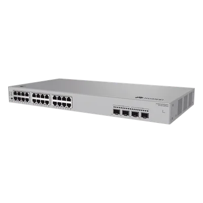 Switch Administrable / Capa 2+ / 24 Puertos PoE+ Gigabit / 2 SFP 2.5 Gbps / 2 SFP+ 10 Gbps / PoE Perpetuo / 400 W / 1.64 ft x 1.45 ft x 0.14 ft
