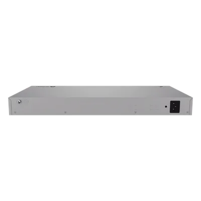 Switch Administrable / Capa 2+ / 24 Puertos PoE+ Gigabit / 2 SFP 2.5 Gbps / 2 SFP+ 10 Gbps / PoE Perpetuo / 400 W / 1.64 ft x 1.45 ft x 0.14 ft