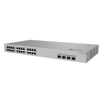 Switch de Acceso Gigabit Administrable PoE Capa 2+ / 24 puertos 10/100/1000 Mbps PoE / 4 puertos 2.5GE SFP Uplink / ERPS / Rutas Estáticas / PoE Perpetuo / 400 W / Administración Nube Gratis