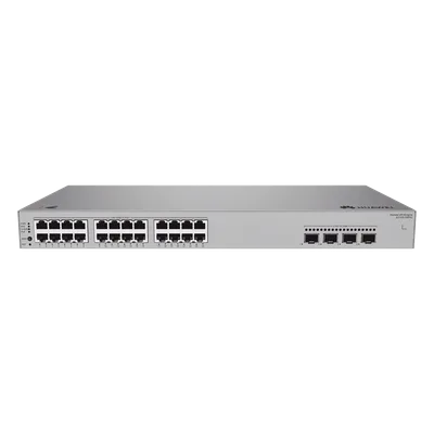 Switch de Acceso Gigabit Administrable PoE Capa 2+ / 24 puertos 10/100/1000 Mbps PoE / 4 puertos 2.5GE SFP Uplink / ERPS / Rutas Estáticas / PoE Perpetuo / 400 W / Administración Nube Gratis