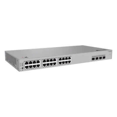 Switch de Acceso Gigabit Administrable PoE Capa 2+ / 24 puertos 10/100/1000 Mbps PoE / 4 puertos 2.5GE SFP Uplink / ERPS / Rutas Estáticas / PoE Perpetuo / 400 W / Administración Nube Gratis