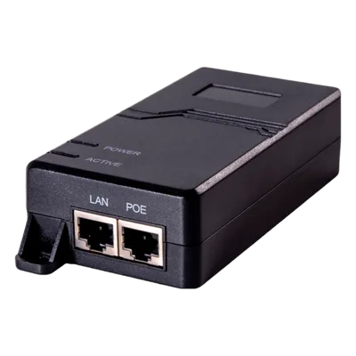 Inyector PoE / 56V / 56W / 2 Puertos 2.5 GbE / PoE+