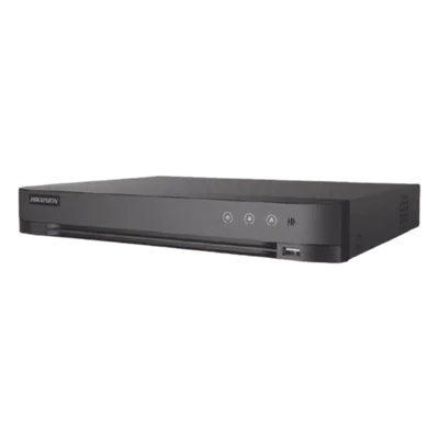 DVR Pentahíbrido / 24 Canales / 16 TurboHD + 8 IP / 5 Megapixel Lite / Reconocimiento Facial / Audio Bidireccional / H.265+ / HDMI y VGA Full HD