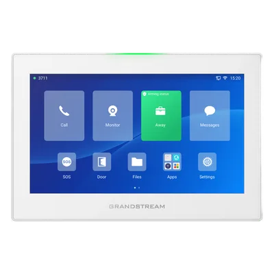 Estación de Intercomunicación SIP / Pantalla Táctil 7'' 1024x600 / Wi-Fi 6 Dual Band / Bluetooth 5.0 / 8 Canales de Alarma / Android 13 / Control HVAC e Iluminación