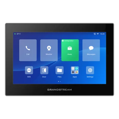 Estación de Intercomunicación SIP / Pantalla Táctil 7" HD / Wi-Fi 6 Dual-Band / Bluetooth 5.0 / 8 Canales de Alarma / Android 13
