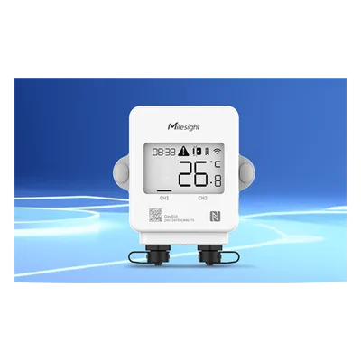 Display LoRaWAN para Cadena de Frío / Pantalla LCD / Sensor Magnético / Alcance 15 km (9.3 mi) / EN12830 / IP65