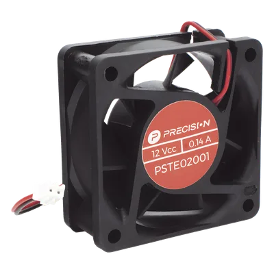 Ventilador Axial Anticondensante / 12 Vcc / 60x60x25 mm / 25.0 CFM / 4500 RPM / 1.6 W