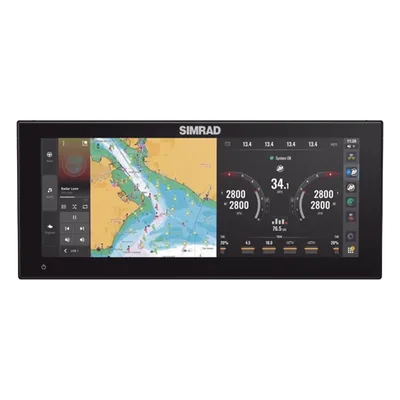 Monitor Marino Ultrawide / Pantalla 12 pulgadas / SolarMAX IPS HD / Sonar Active Imaging 91.4 m (300 ft) / Integración Mercury Honda Suzuki / NMEA 2000 Ethernet USB Wi-Fi