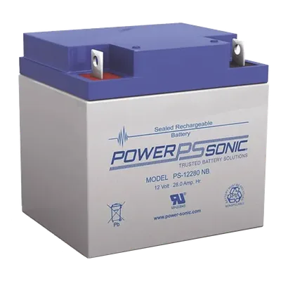 Batería de Respaldo AGM/VRLA / 12V / 28Ah / Terminales NB / 5 Años Vida Útil / UL Reconocida