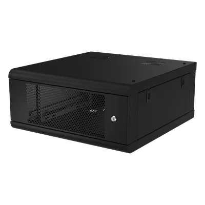 Gabinete de Pared / Puerta Perforada / 4U / 19 in / 635 mm (2.08 ft) Profundidad / Acero Reforzado