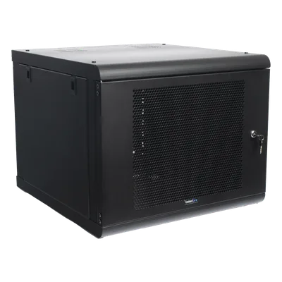 Gabinete de Pared / 9U / 635mm Profundidad / 19 in Rack / Acero Reforzado / 2.08 ft Profundidad