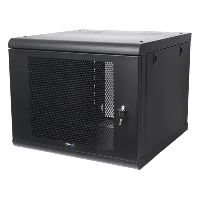 Gabinete de Pared / 9U / 635mm Profundidad / 19 in Rack / Acero Reforzado / 2.08 ft Profundidad