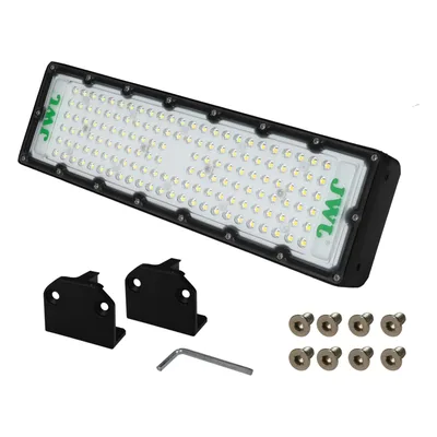 Reflector LED / 100 W / 14,000 lm / IP66 / 6500 K / 140° / 85-265 Vca~ / 350 x 100 mm