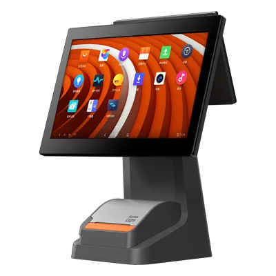 Terminal POS de Escritorio / Pantalla Táctil 15.6" Full HD / Impresora Térmica 80mm 250mm/s / Android OS / 4GB RAM + 64GB / Wi-Fi Dual Band