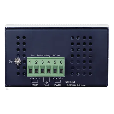 Convertidor de Medios Industrial / 2 SFP 100/1000X / 2 RJ45 10/100/1000T / PoE++ 802.3bt / 95W por puerto / -40 a 75 °C / IP30 / 12-56V CC