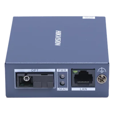 Convertidor de Medios / Fibra Monomodo / Alcance 20 km (12.4 mi) / 1 Puerto SFP SC 100 Mbps / 1 Puerto RJ45 10/100 Mbps / Plug and Play