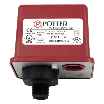 Supervisor de Presión / Doble Contacto SPDT / Ajustable 10 a 60 PSI / NFPA 72 / Sin Herramientas