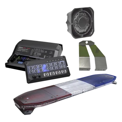 Kit de Torreta Luminosa / 48" (1219 mm) / 216 LEDs RGB / Dual Color Programable / SAE Clase 1 / 12-24 VCD / IP54K