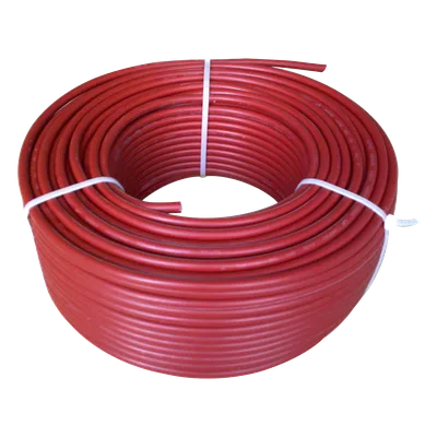 Cable Fotovoltaico / 4 mm² (12 AWG) / 1,800 Vcc / XLPE Termoestable / Bobina 100 m (328 ft) / Rojo / -20°C a 75°C