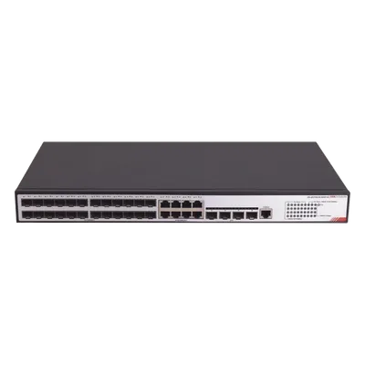 Switch Administrable / 24 Puertos SFP GE / 8 Puertos RJ45 GE / 4 Puertos SFP 10G / Capacidad 216 Gbps / Gestión en Nube