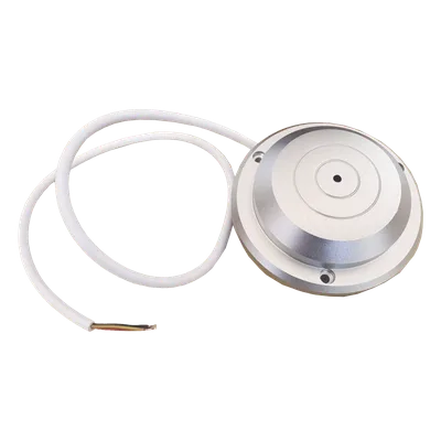 Micrófono Omnidireccional / Cobertura 10-100 m² / Sensibilidad -38 dB / SNR 70 dB / 12V DC / Ø 95 mm