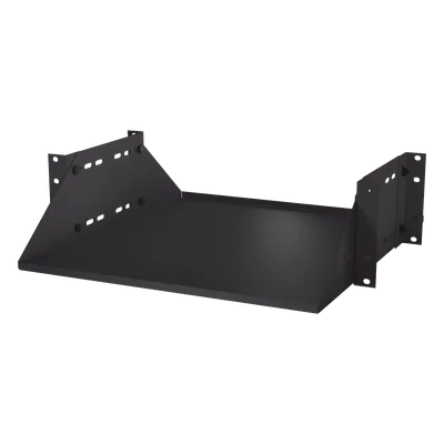 Charola para Rack / 3U / 19 Pulgadas / Carga 150 kg / Doble Fijación / Color Negro
