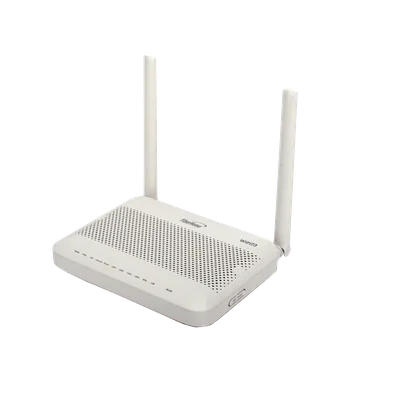 ONU GPON WiFi 6 / 4 Puertos Gigabit / 1 POTS / 2 USB / 2 Antenas 5 dBi / SC/UPC