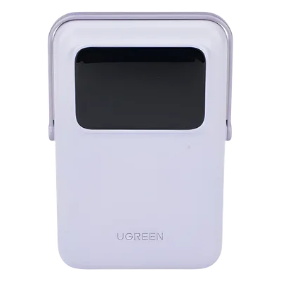 Power Bank Inalámbrico / 10000 mAh / Carga Inalámbrica 7.5W / PD 20W USB-C / Pantalla TFT con Emojis / Soporte Plegable / MagSafe Compatible