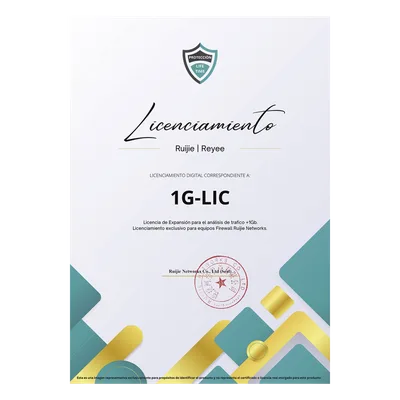 Licencia de Expansión / Análisis de Tráfico +1 Gbps / Firewall / Perpetua / Uso Único / Entrega Digital