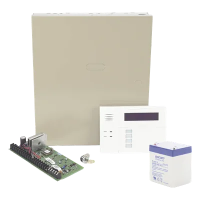 Panel de Alarma Híbrido / 48 Zonas / 3 Particiones / IP y Celular 4G / Teclado con Receptor Inalámbrico